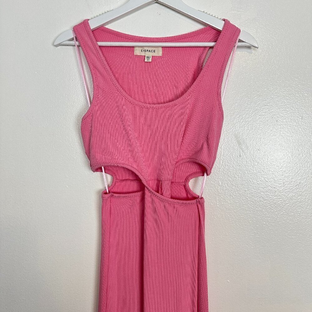 L*SPACE Skyler Cover-Up Dress in Guava Size Small - Picture 4 of 13